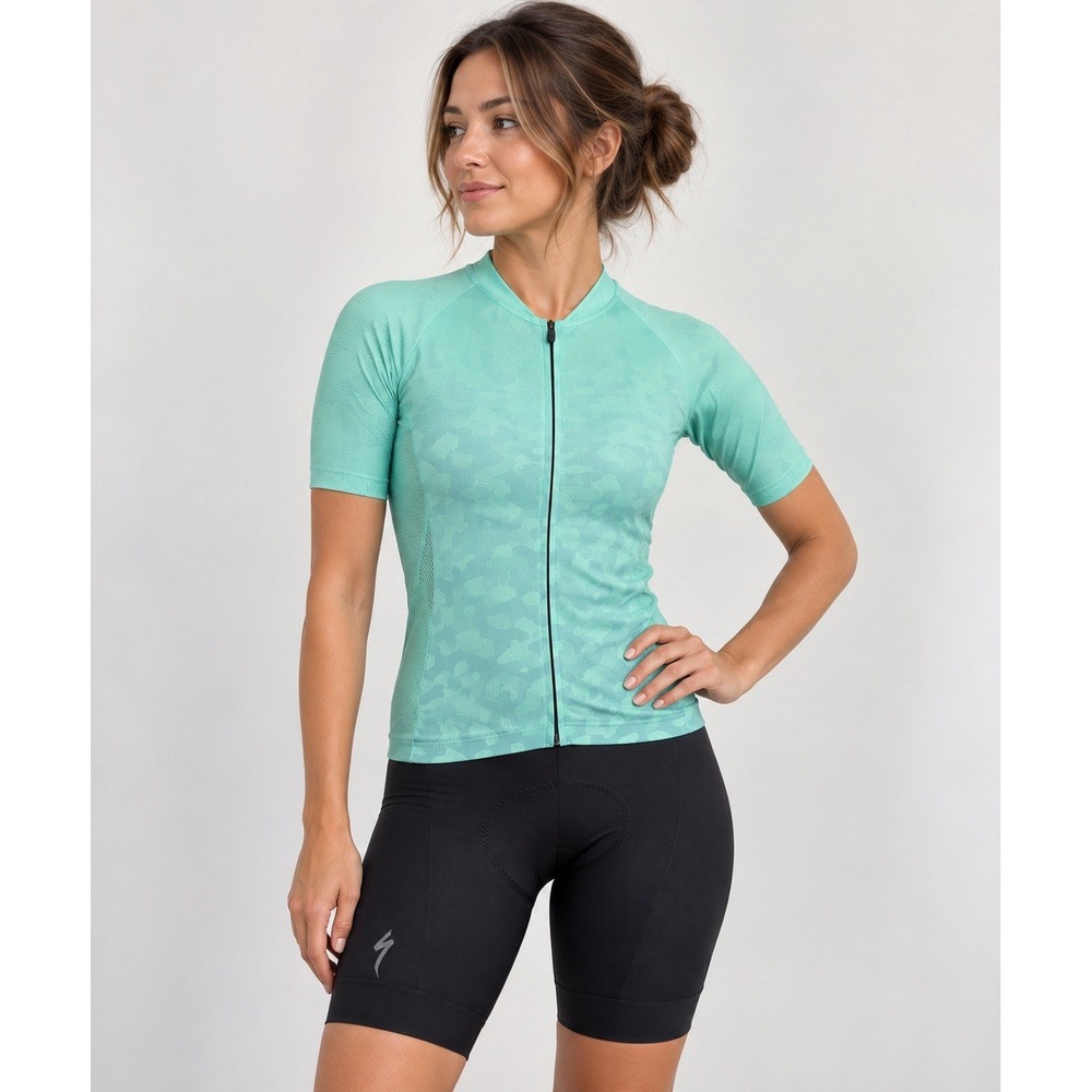 Specialized Women's SL Short Sleeve Jersey Mint Green Cycling Jersey Size L